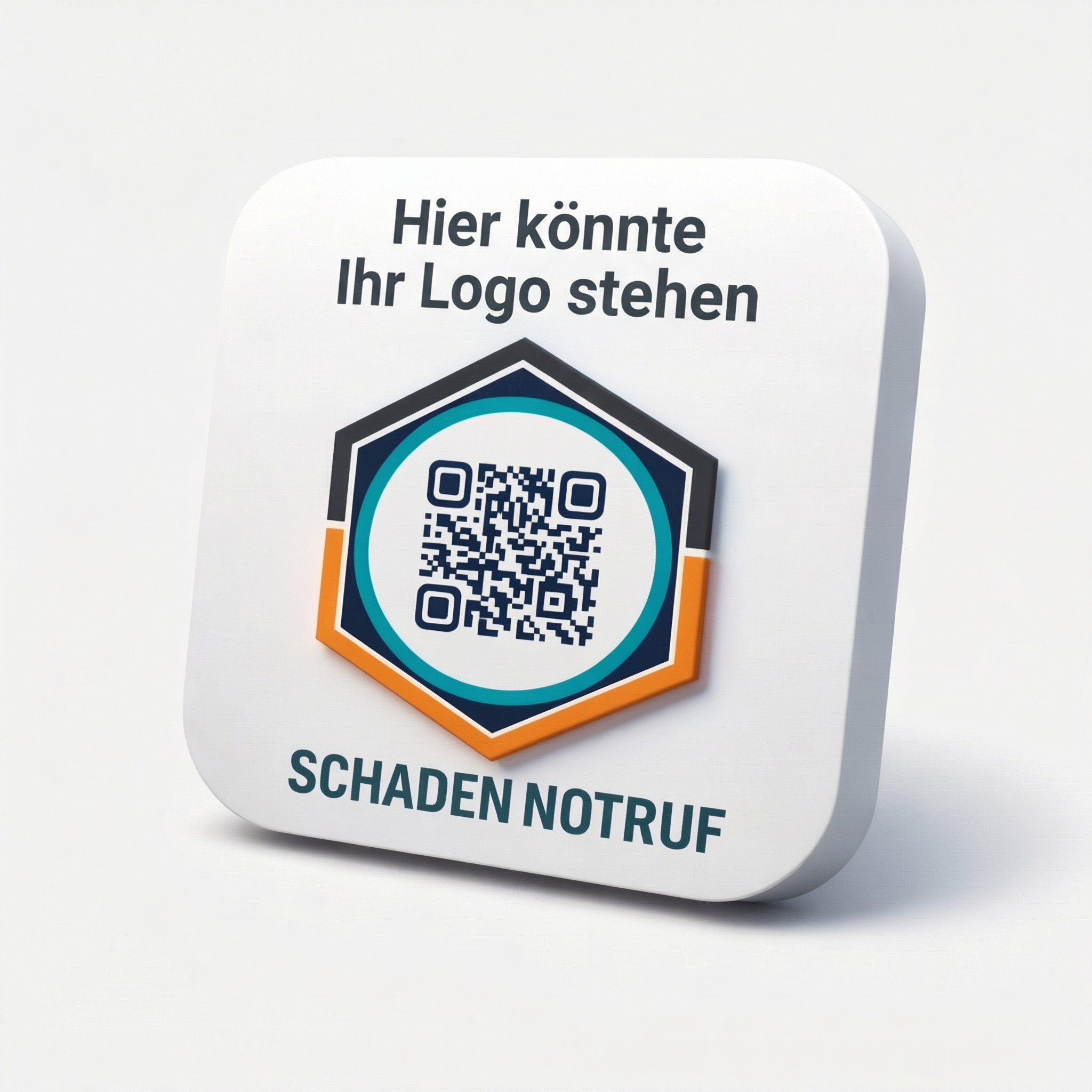 Schadenbuddy QR-Sticker im Fahrzeug